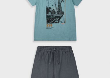 Σετ με τύπωμα για αγόρι | ΑΝΘΡΑΚΙ - Energiers - 